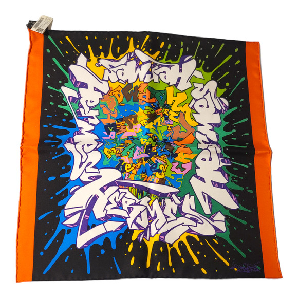 Hermès Silk Scarf in Graffiti Gavroche - Picture 9 of 11